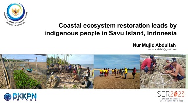 Coastal ecosystem restoration leads by indigenous people in Savu Island, Indonesia