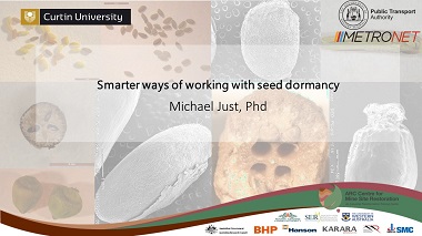 Smarter ways of working with seed dormancy