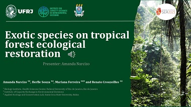 Exotic species on tropical forest ecological restoration