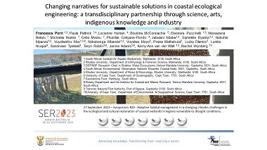Changing narratives for sustainable solutions in coastal ecological engineering: a transdisciplinary partnership through science, arts, indigenous knowledge and industry