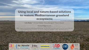 Using local and nature-based solutions to restore Mediterranean grassland ecosystems