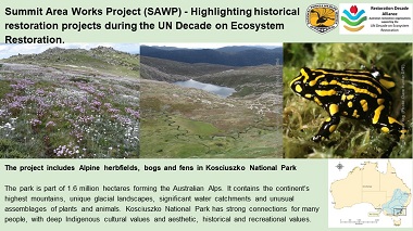Summit Area Works Project (SAWP) - Highlighting historical restoration projects during the UN Decade on Ecosystem Restoration.