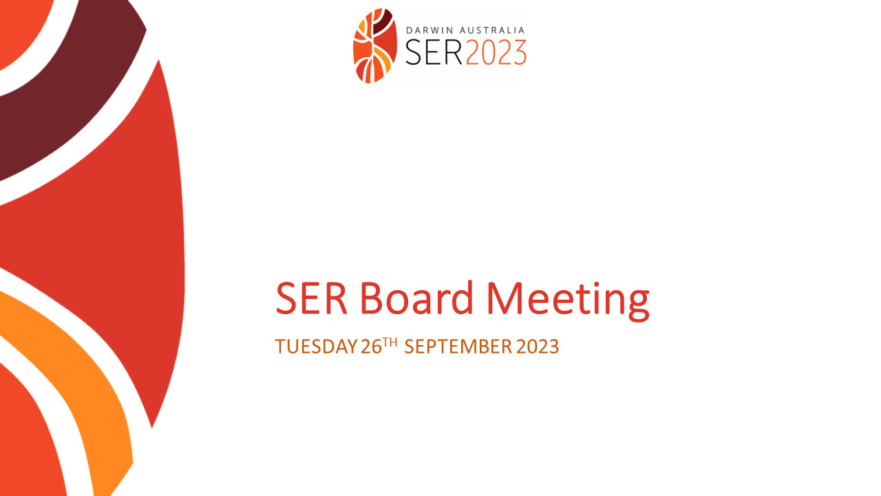 SER Board Meeting